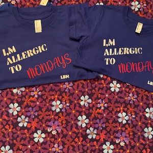 Kids LBM I’m allergic to Mondays shirt